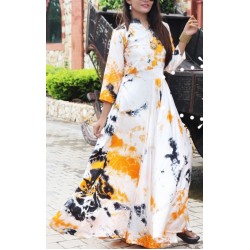 Stylish Shibouri Print Long Kurti