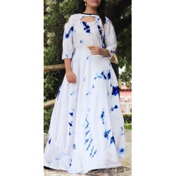 Stylish Shibouri Print Long Kurti