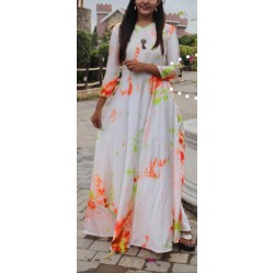 Stylish Shibouri Print Long Kurti