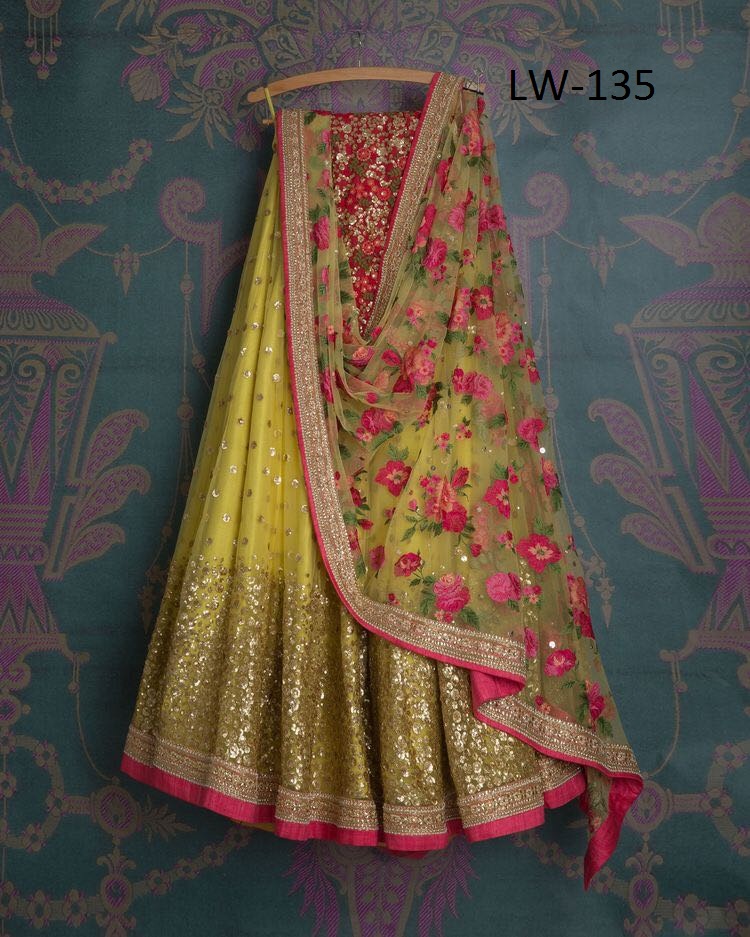 bridal lehenga weight