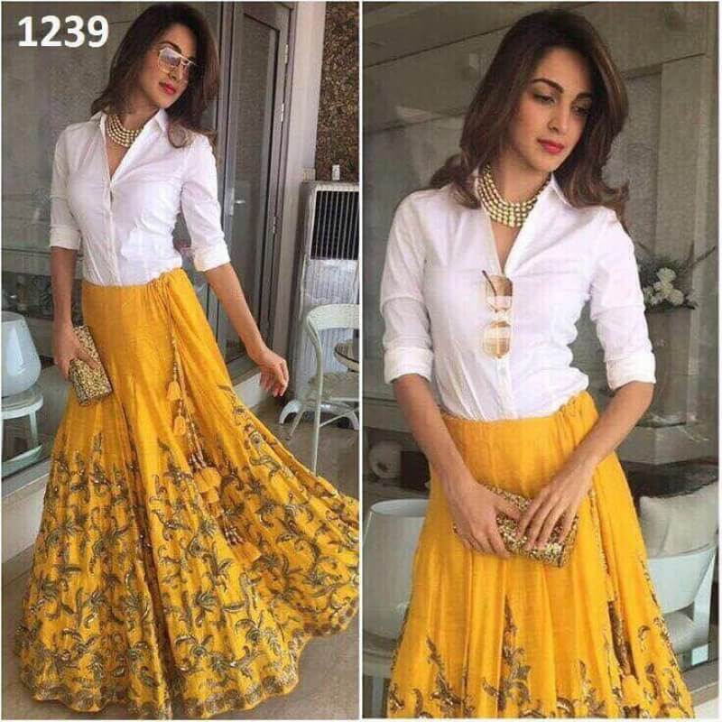 indo western dress for haldi