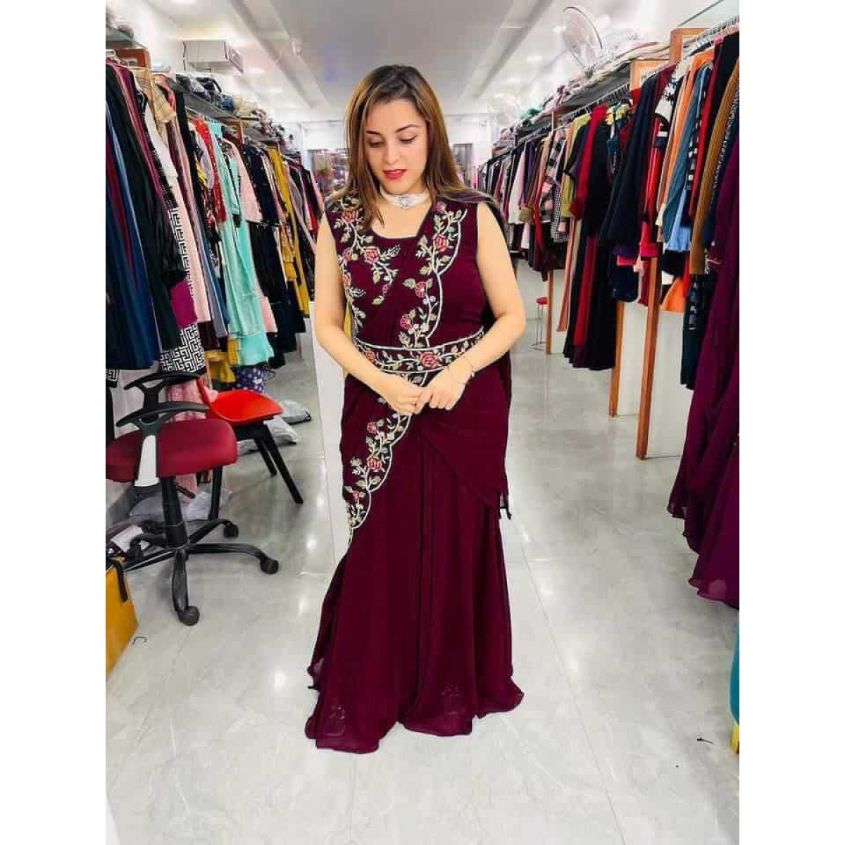 Saree Gowns Combine the Elegance of the Saree with Modern Western Designs,  and the Results are Stunning. 10 Saree Gowns for When You Want That Extra  Edge (2020)