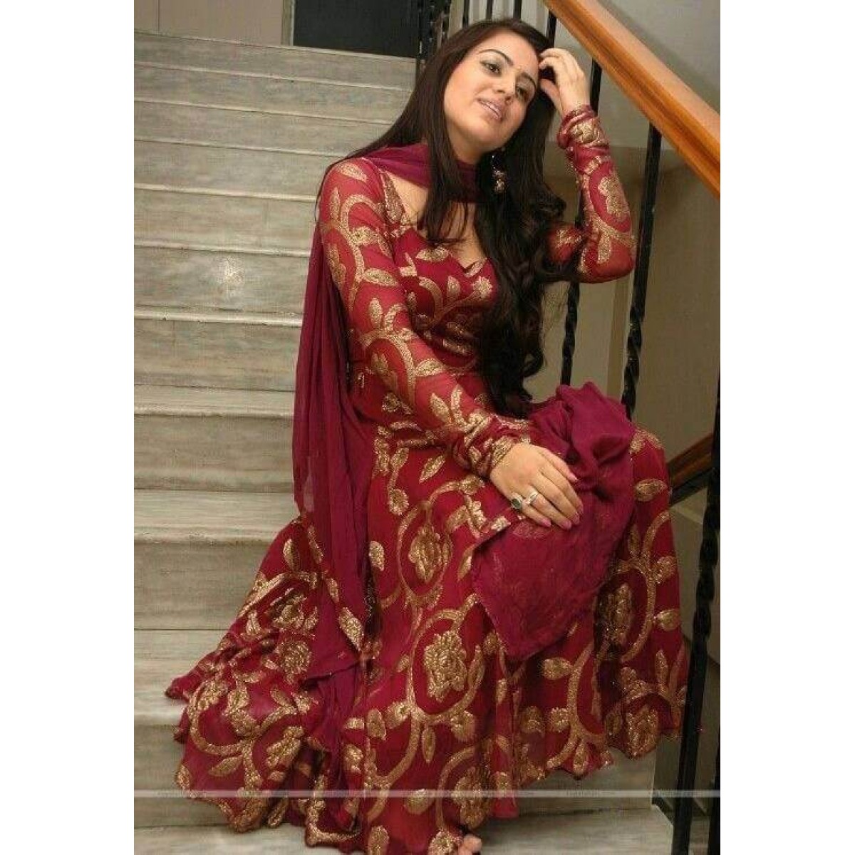 Maroon Gown  Maroon Gowns Online Shopping in India  Myntra
