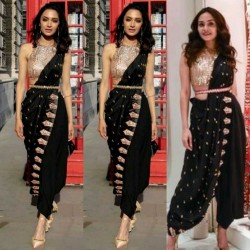 dhoti style suits for ladies