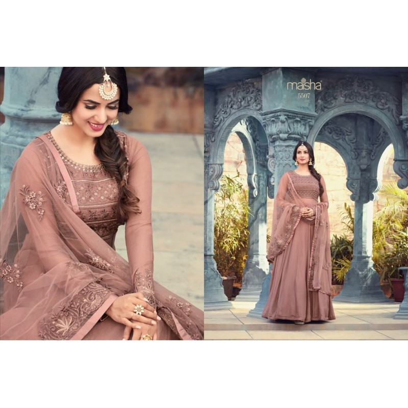 heavy designer gown