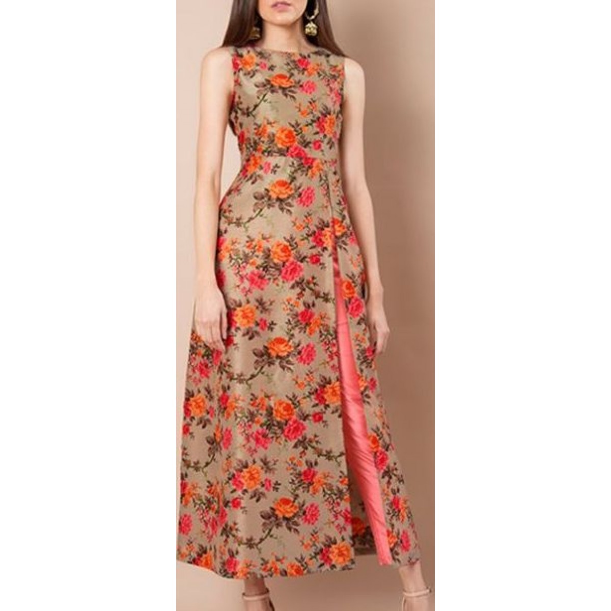 Top 83+ long floral kurti designs latest - thtantai2