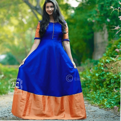 traditional long dress design