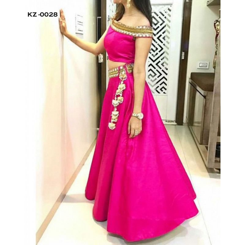 crop top lehenga for party