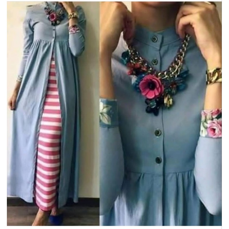 cotton frock with plazo