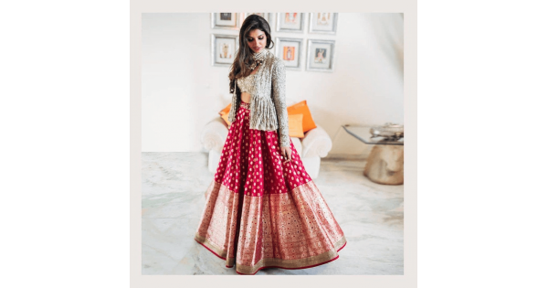 Lehenga With Jacket Online: Explore Jacket Lehenga Designs For Women |  Nykaa Fashion