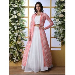 27 + Stunning Jacket Style Lehenga Ideas For A Winter Wedding |  WeddingBazaar