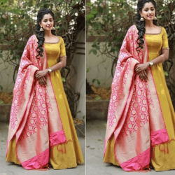 banarsi anarkali dress