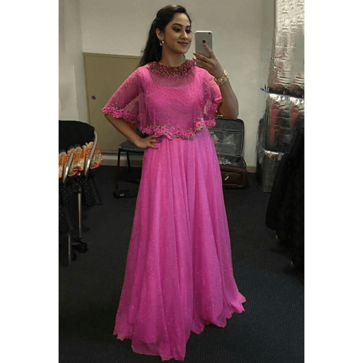 latest cape gown designs