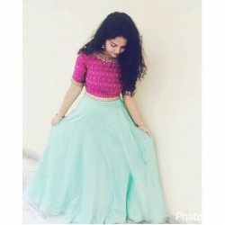 Shop Crop Top Divider Palazzo Dress Today  SNAZZYHUNT