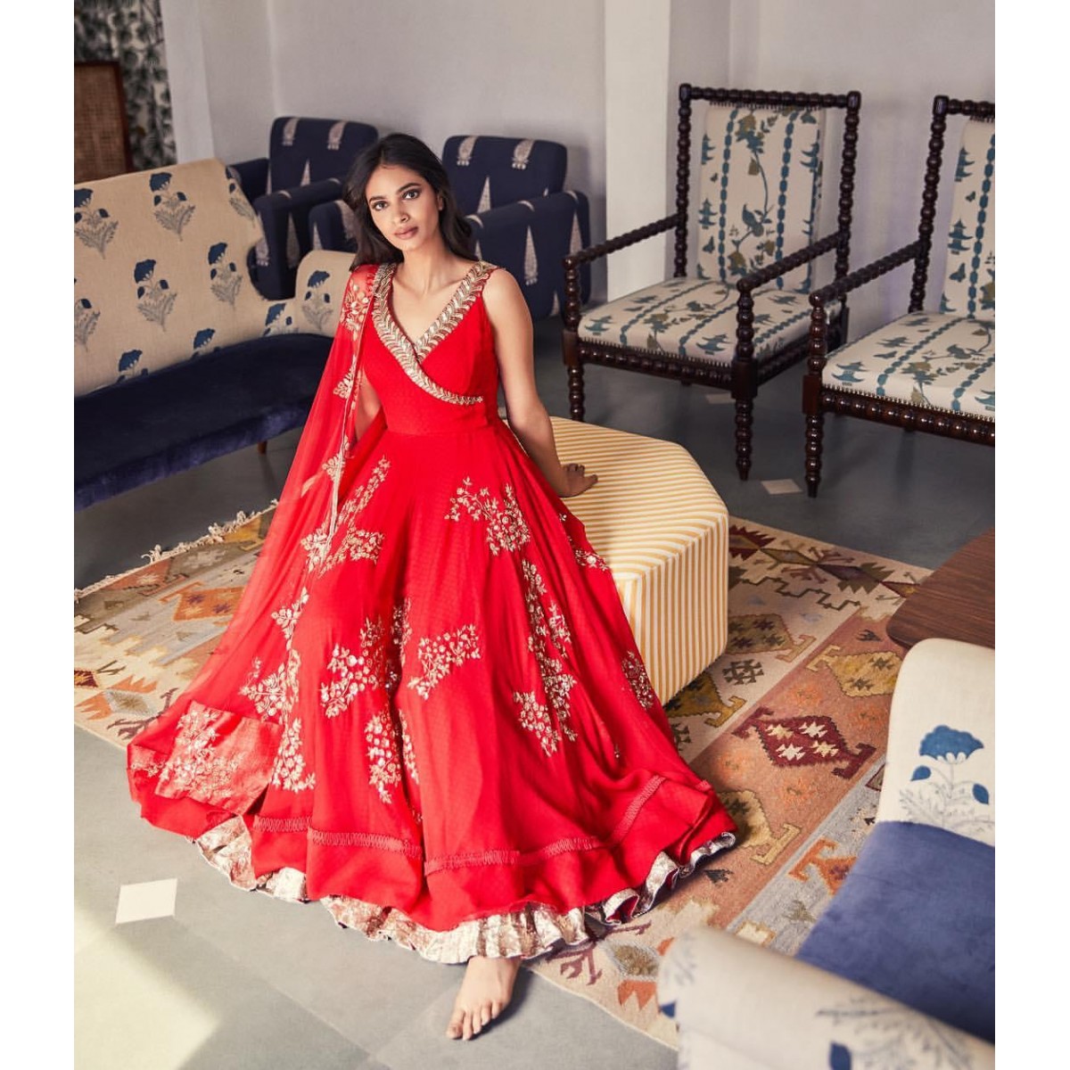 Glamorous party wear Indian designer 