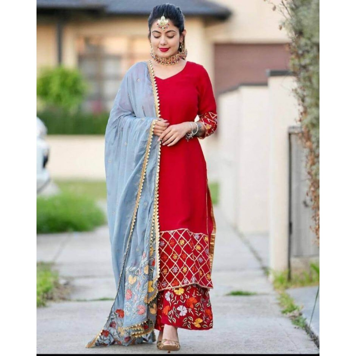 Punjabi wedding special Red Color suit