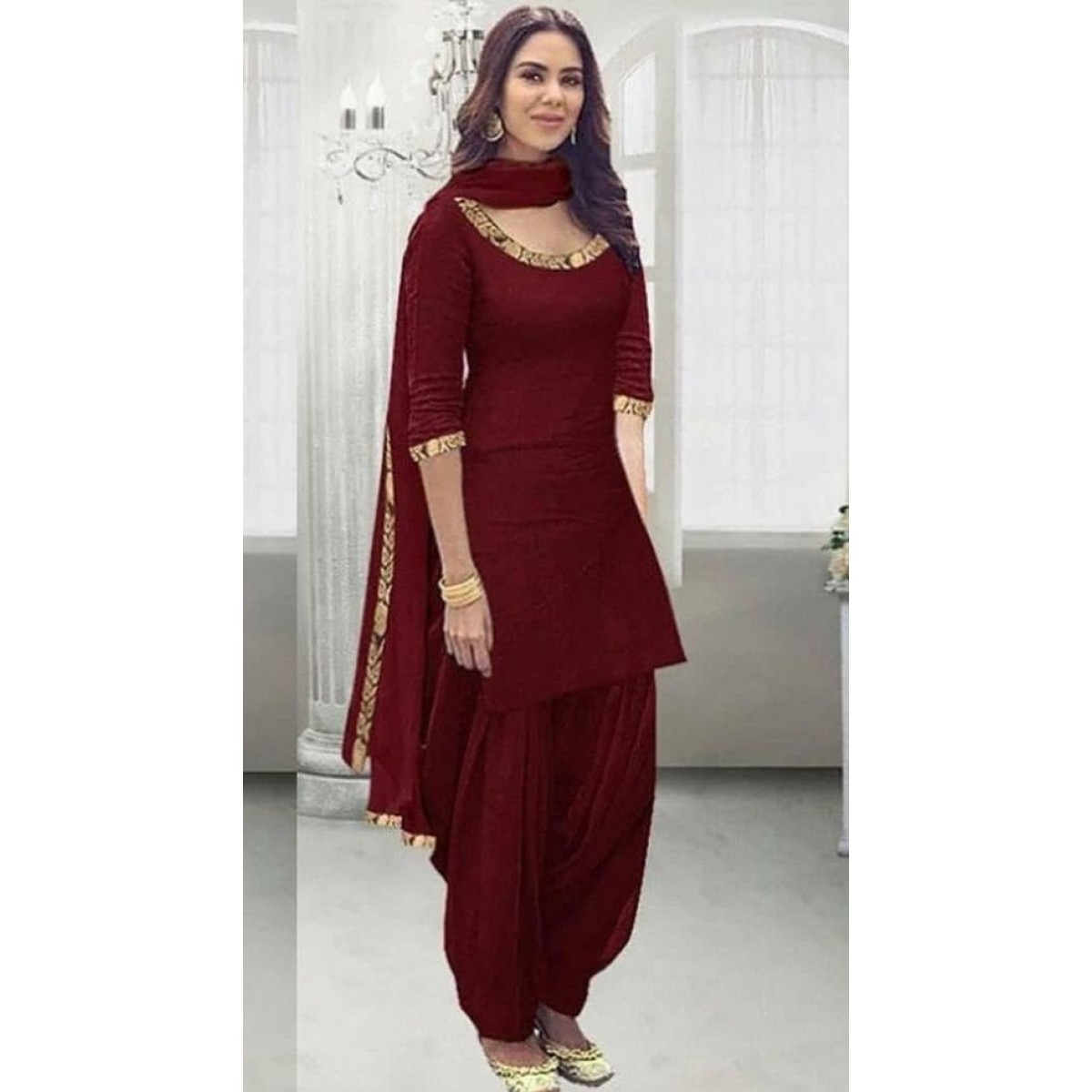stylish patiyala dress design Discover 12 Punjabi dress design and punjabi dupatta style ideas
