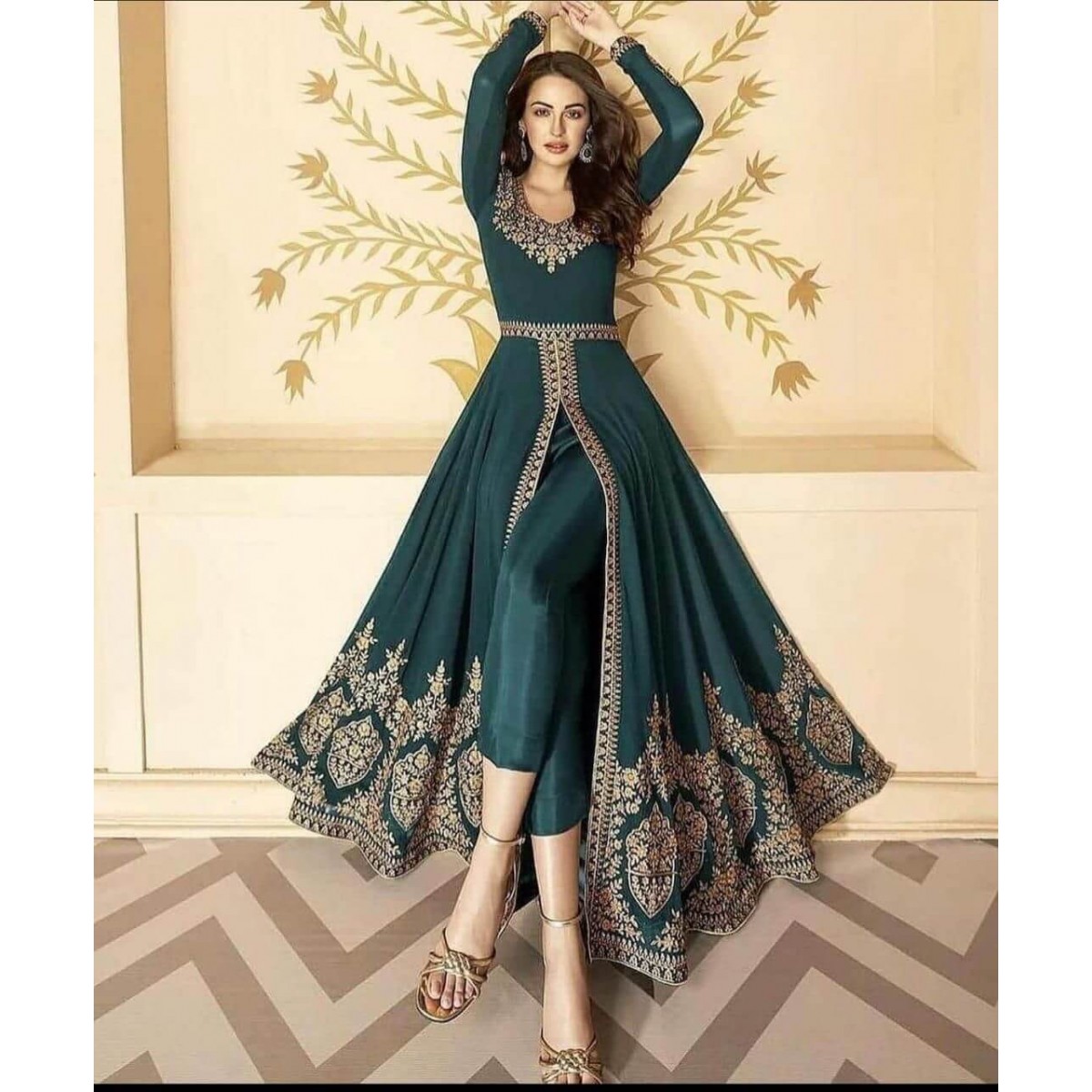 ANAMSA 269 SEMI STICHED PAKISTANI SALWAR SUITS