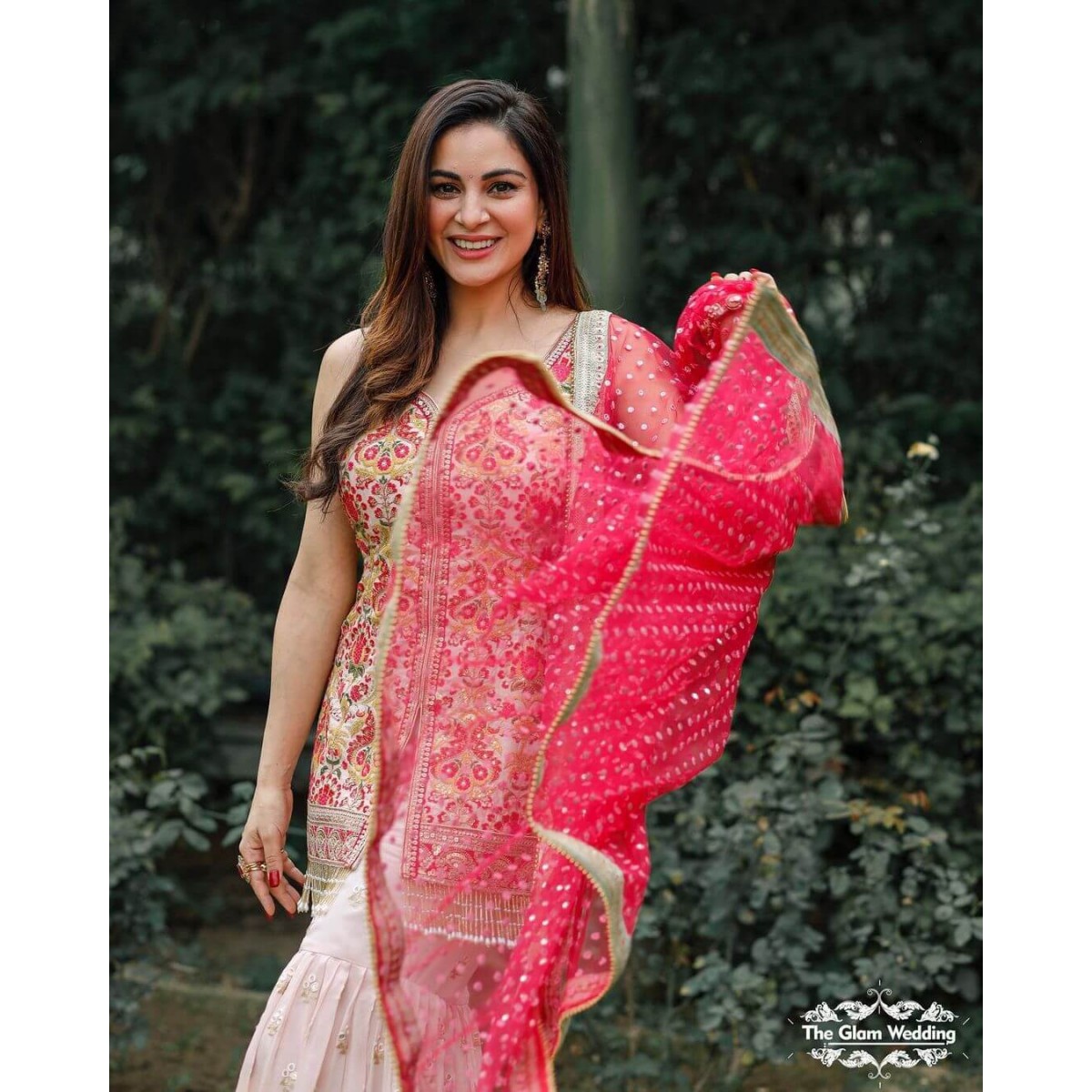 Shraddha arya gorgeous sharara dress 