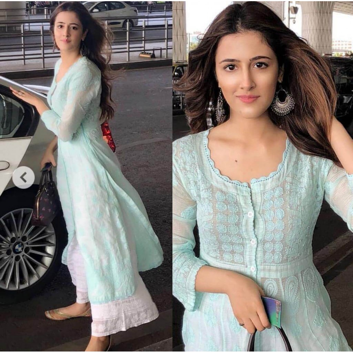 Cotton block print kurtipalazzo set in two colours  Kurti Fashion