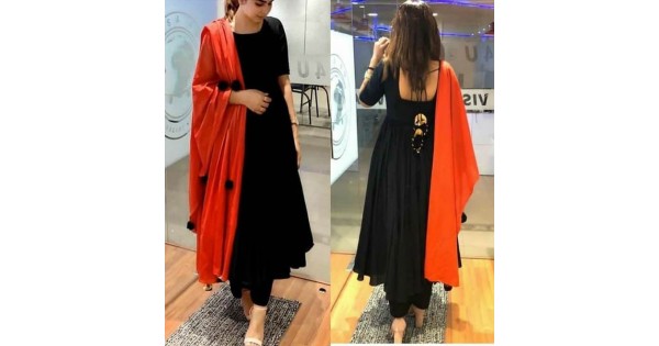 Trendy Black Color Salwar Suit for Your Wardrobe -